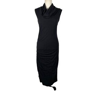 Standard James Perse cowl neck sleeveless midi dress women’s M neutral classic